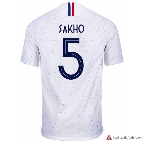 Camiseta Seleccion Francia Segunda equipación Sakho 2018 Blanco